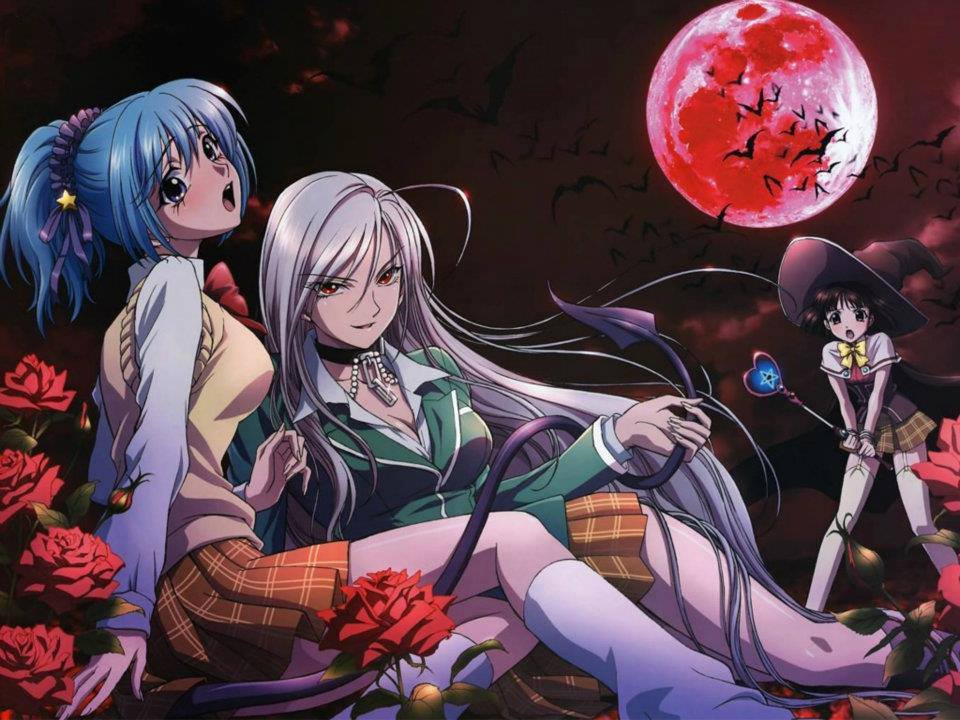Rosario to vampire - kışa özel anime önerileri - figurex anime önerileri
