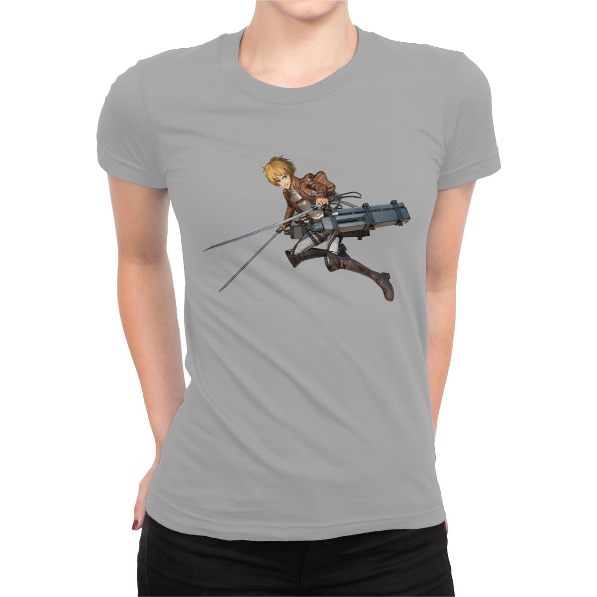 Attack on titan armin tisort kadin g - attack on titan (titana saldırı) armin kadın t-shirt - figurex