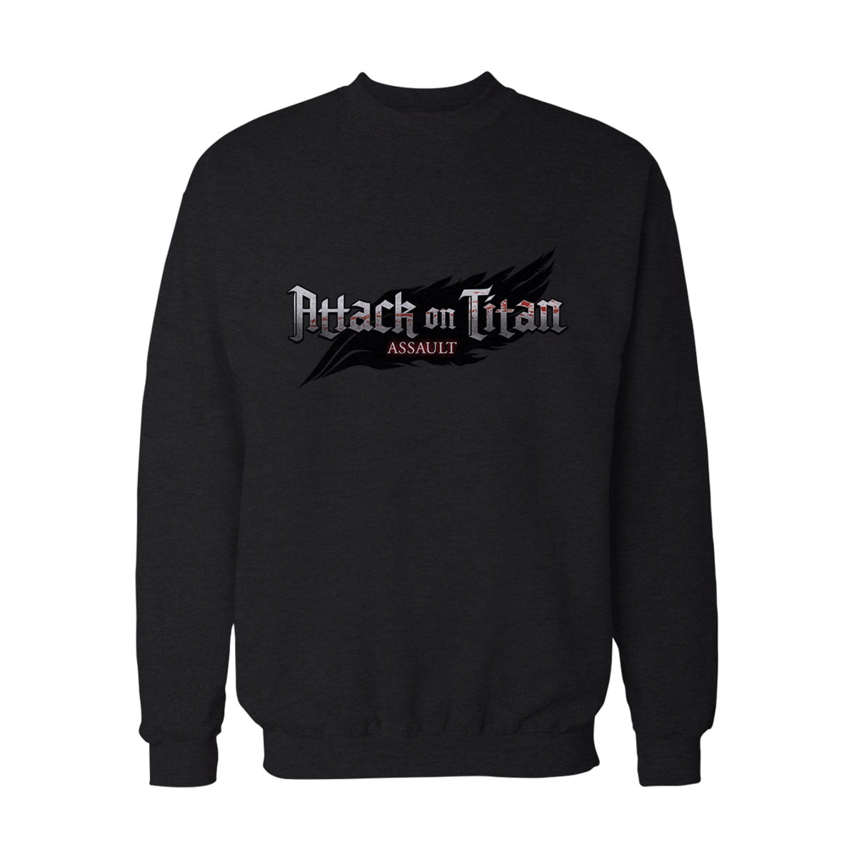 Attack on titan logo no2 sweatshirt s - attack on titan (titana saldırı) logo no2 sweatshirt - figurex