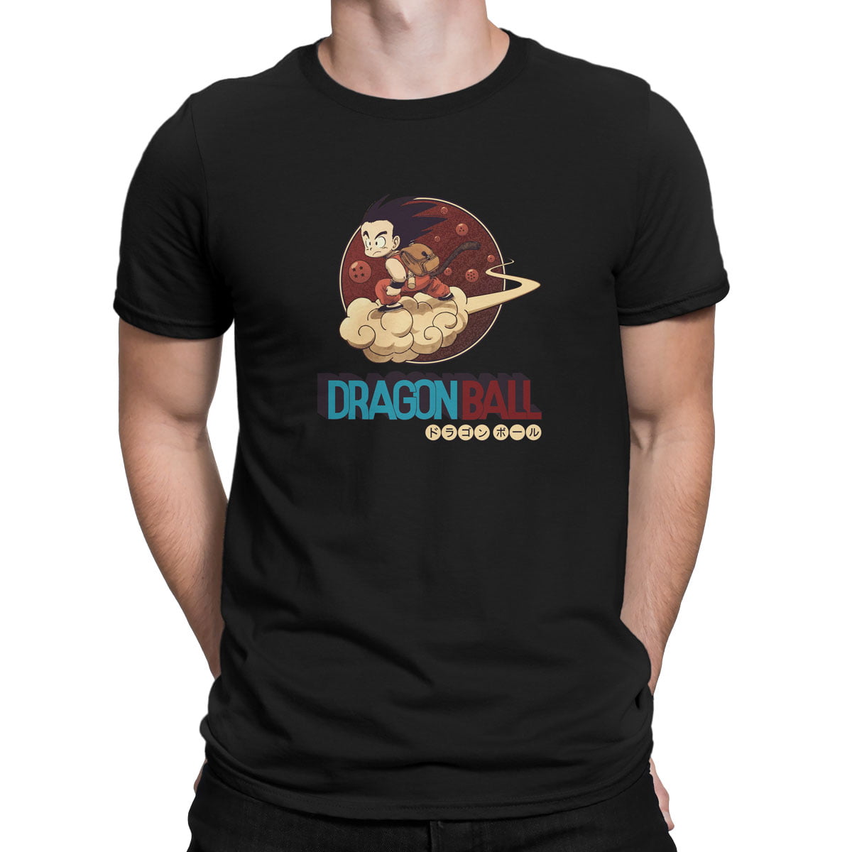 Dragonball 1 tshirt s erkek 1 - dragon ball goku no3 baskılı erkek t-shirt - figurex