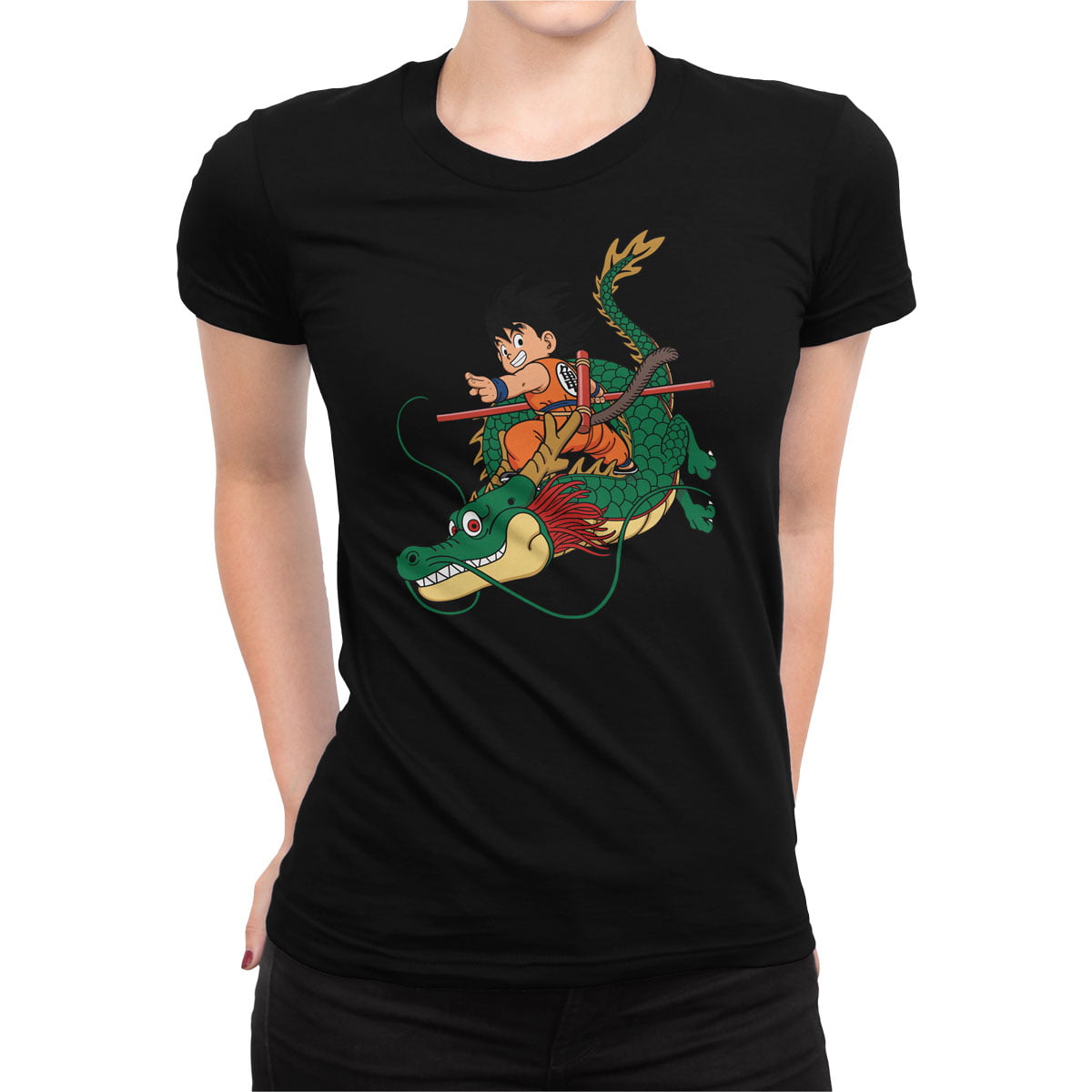 Dragonball 3 shirt s kadin - dragon ball goku no5 baskılı kadın t-shirt - figurex