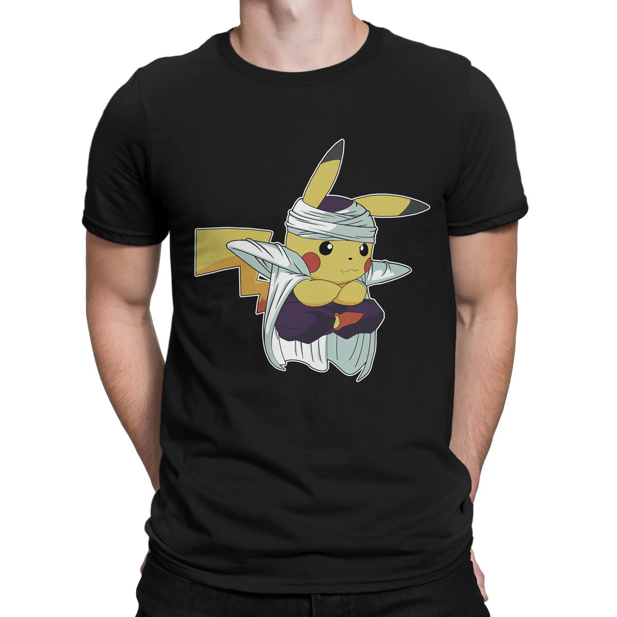 Dragonball 4 shirt s erkek - dragon ball piccolo ile pikachu erkek t-shirt - figurex