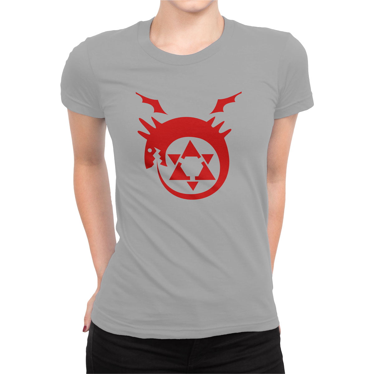 Fma logo tisort kadin g - fullmetal alchemist kadın t-shirt - figurex