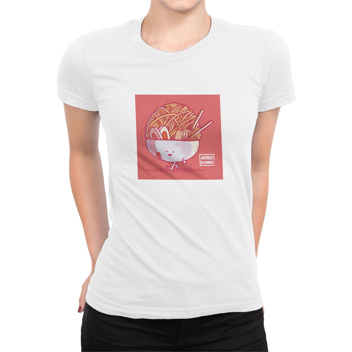 Fx japan culture 7 tshirt b kadin - ramen (noodle) baskılı kadın t-shirt - figurex