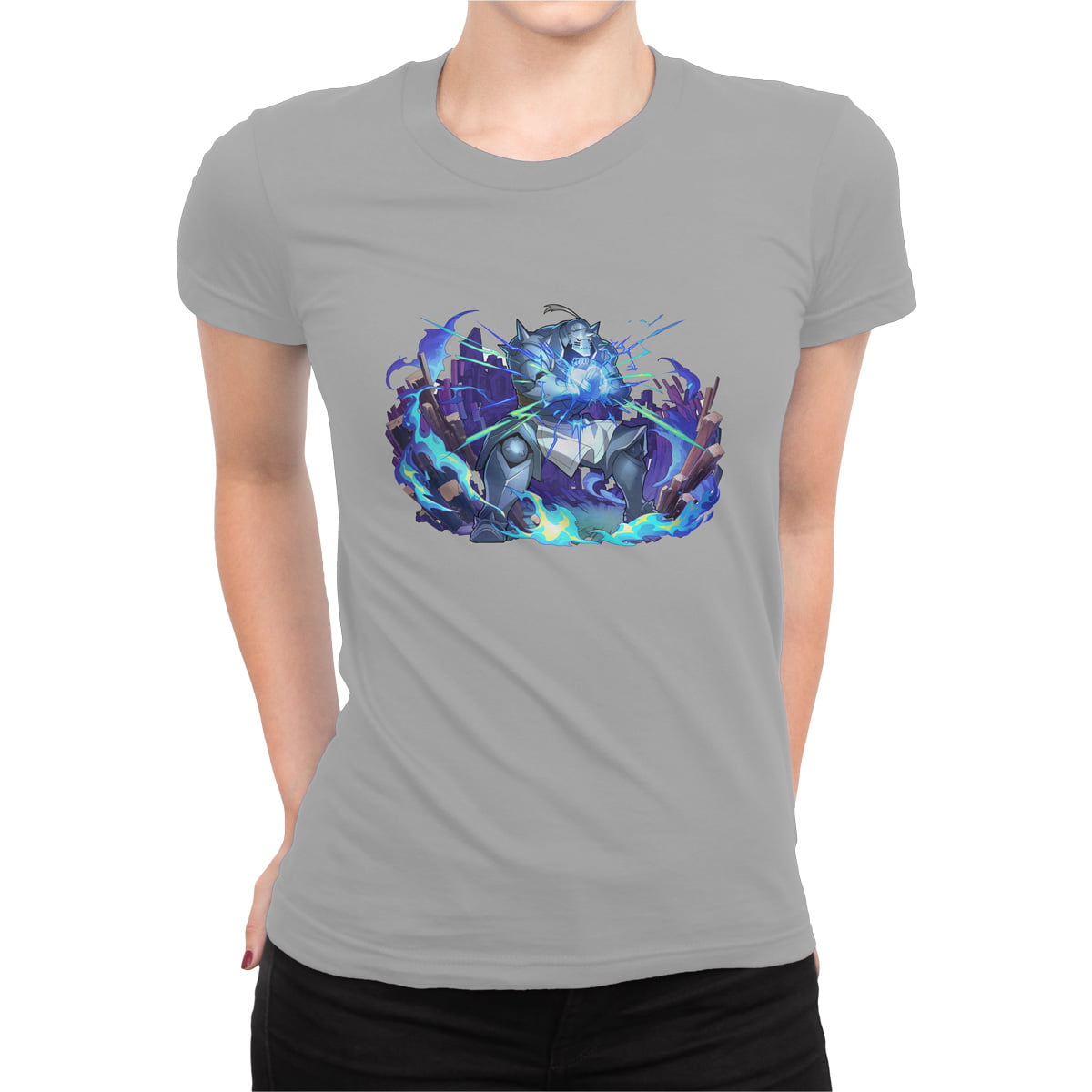 Full metal alchemists no4 kadin tisort g - fullmetal alchemist - alphonse elric kadın t-shirt - figurex