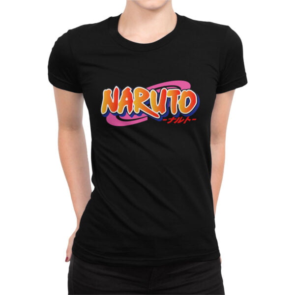 Naruto Uzumaki Logo No3 Tisort Kadin S