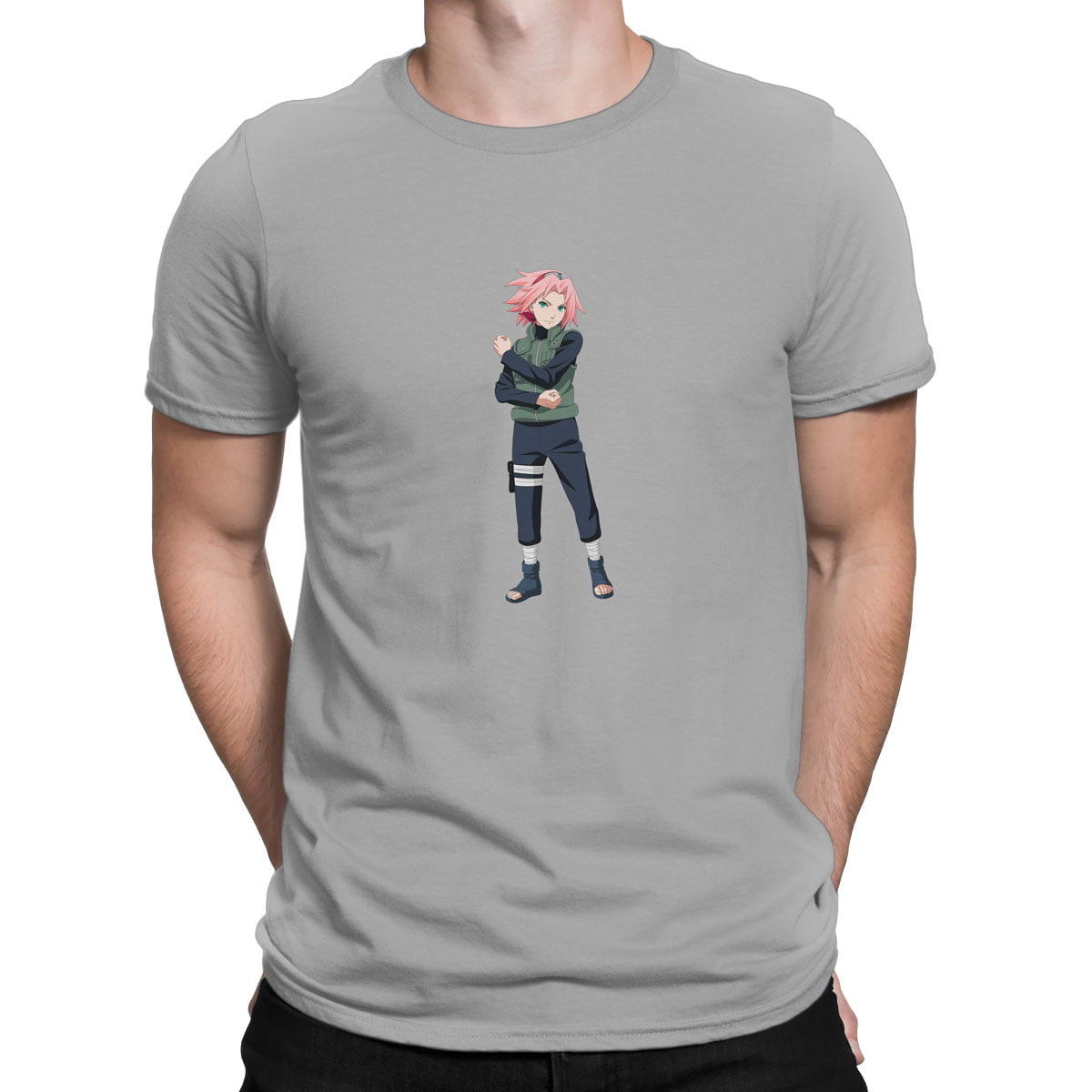 Naruto uzumaki sakura haruno tisort erkek g. - naruto - sakura haruno baskılı erkek t-shirt - figurex