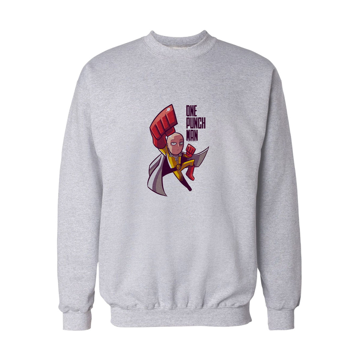 Onepunchman 1 sweatshirt b - one-punch man saitama baskılı sweatshirt - figurex