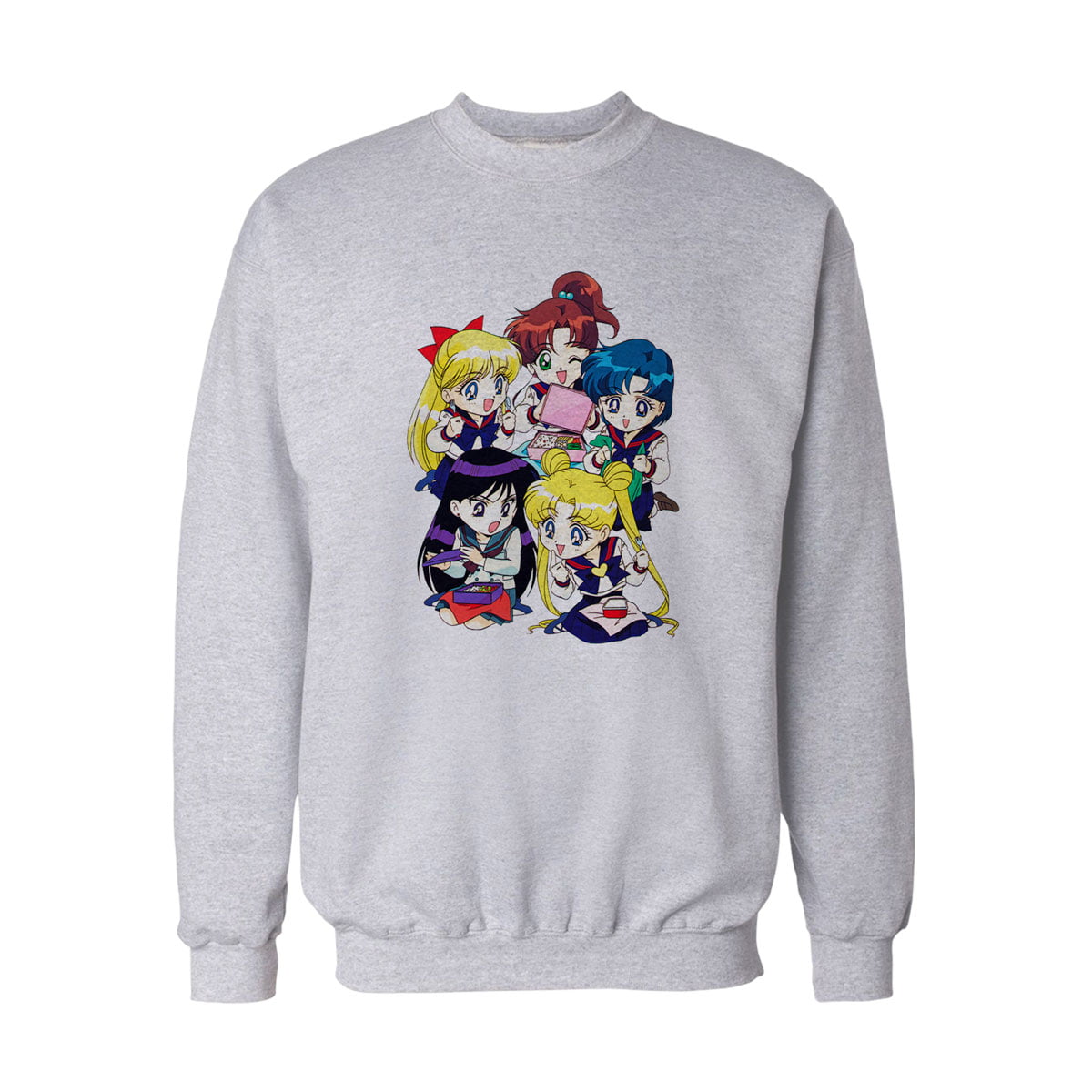 Sailor moon all girl sweatshirt b - sailor moon ay savaşçısı top 5 sweatshirt - figurex
