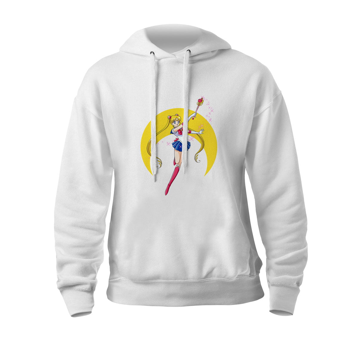 Sailor moon ay savascisi usagi kapsonlu b - sailor moon usagi ay savaşçısı unisex kapşonlu sweatshirt - figurex
