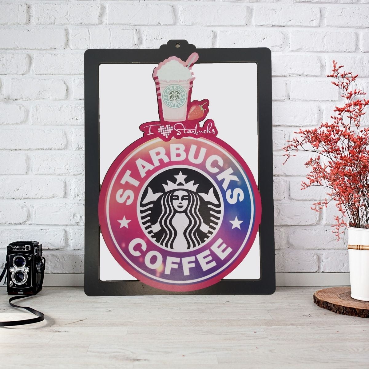Starbucks tablo 1 - starbucks renkli tablo - figurex