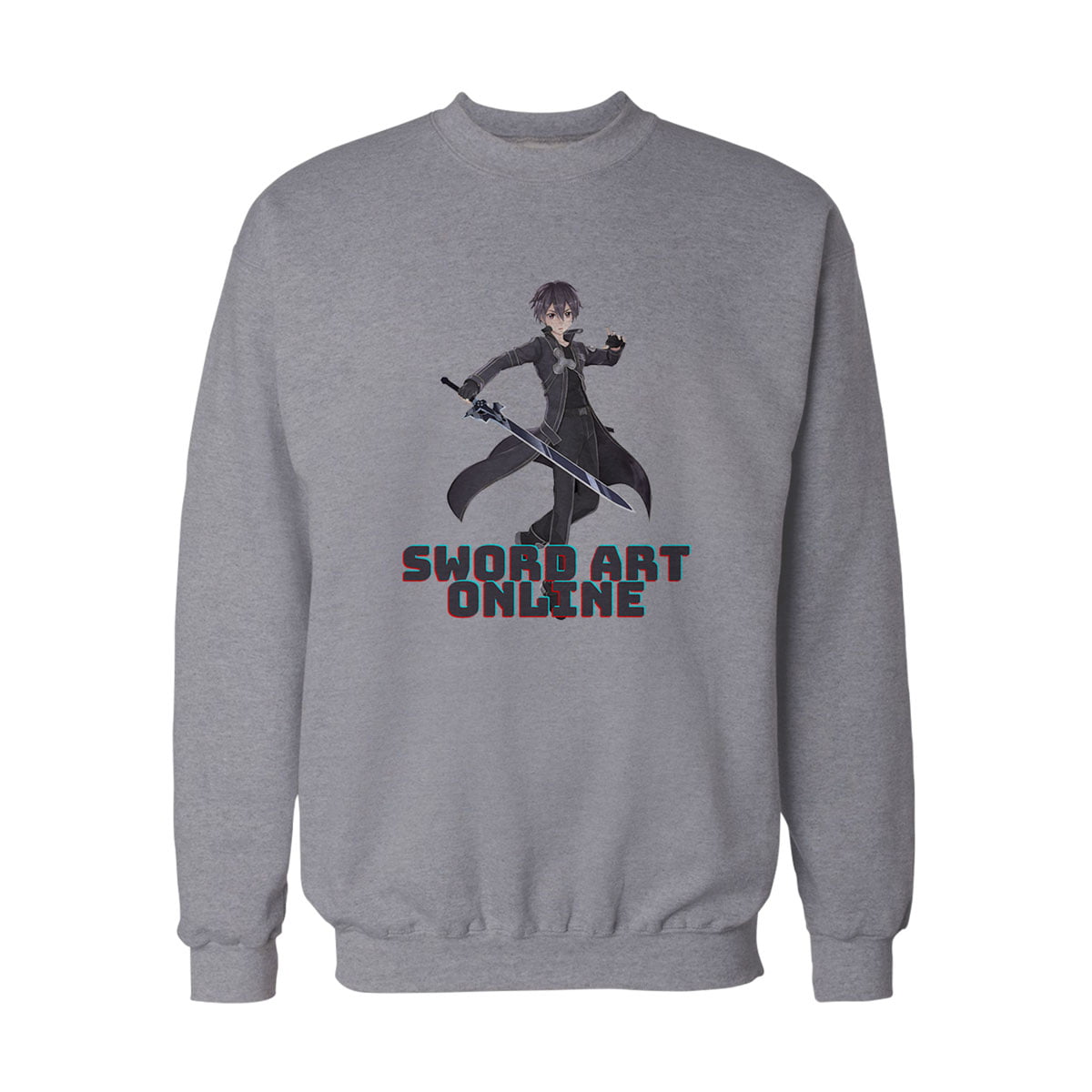 Sword art online kirito sweatshirt g - sword art online - kirito baskılı sweatshirt - figurex