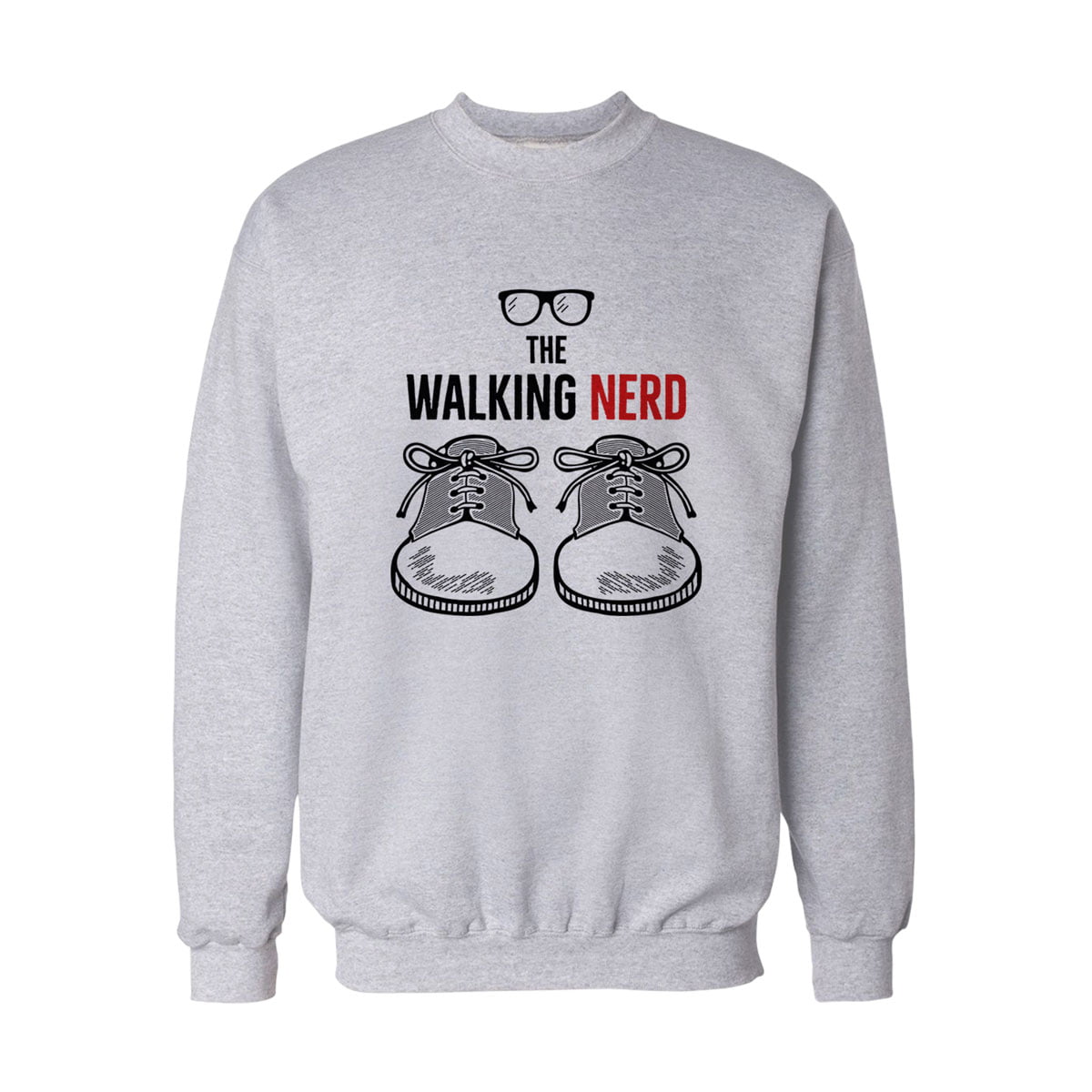 The walking nerd sweatshirt b - the walking nerd sweatshirt - figurex