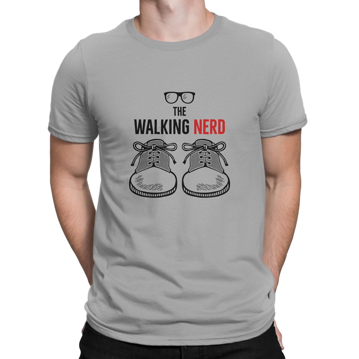 The walking nerd tisort erkek g - the walking nerd t-shirt - figurex