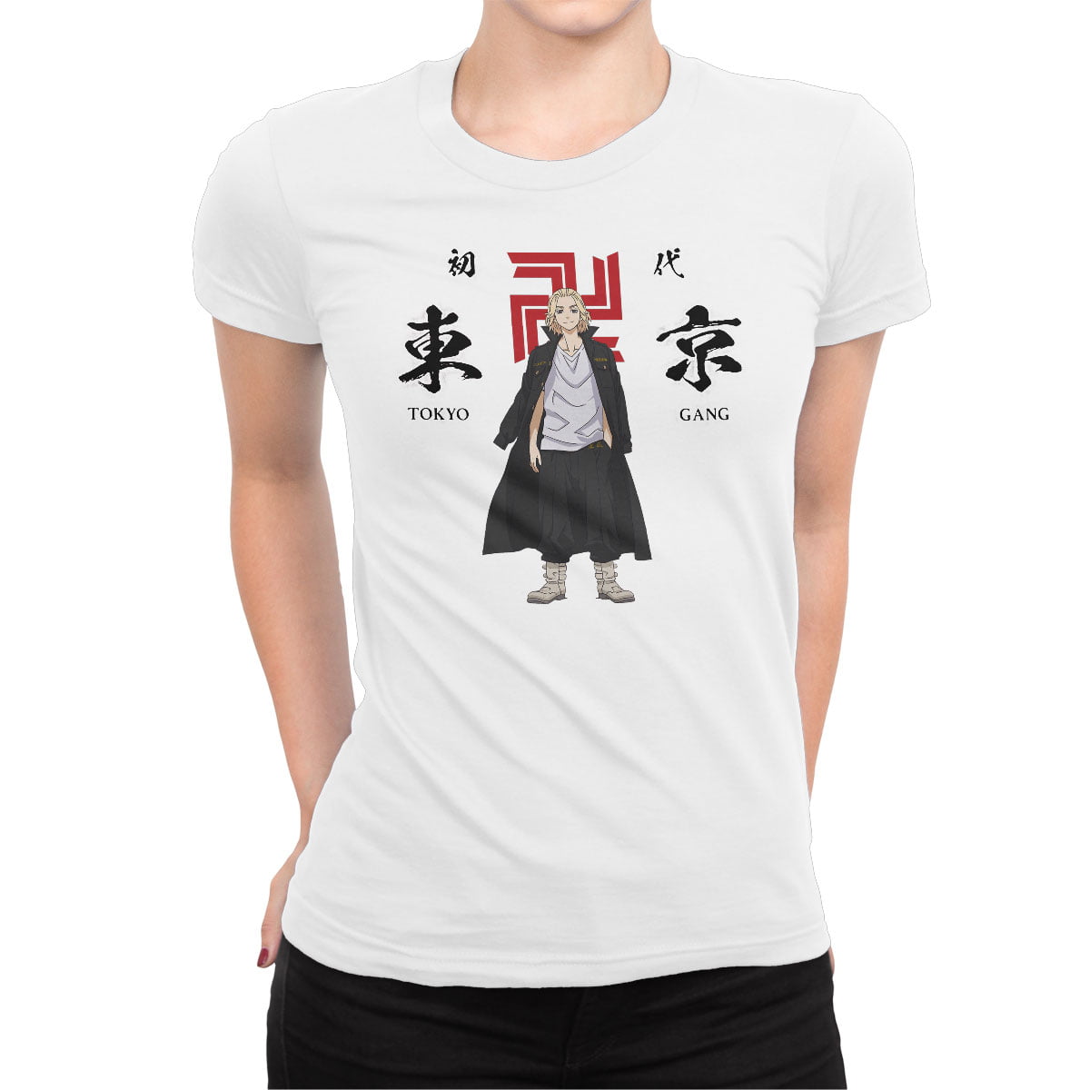 Tokyo ravengers 1 tshirt kadin b - tokyo revengers manjiro sano no4 kadın t-shirt - figurex
