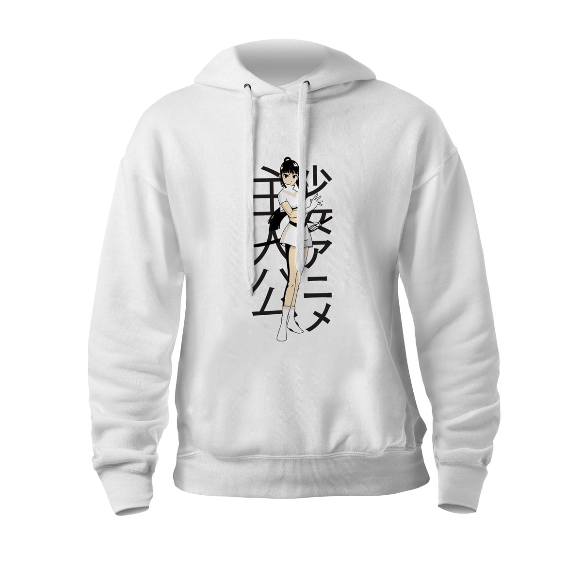 Anime sokakta no8 ecchi samuray kapsonlu b - ecchi samuray girl - anime sokaklar 08 unisex kapşonlu sweatshirt - figurex