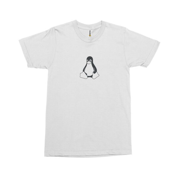 Bilisim Linux Siyah FXSCA2172C Erkek Tshirt Beyaz Orta Kucuk