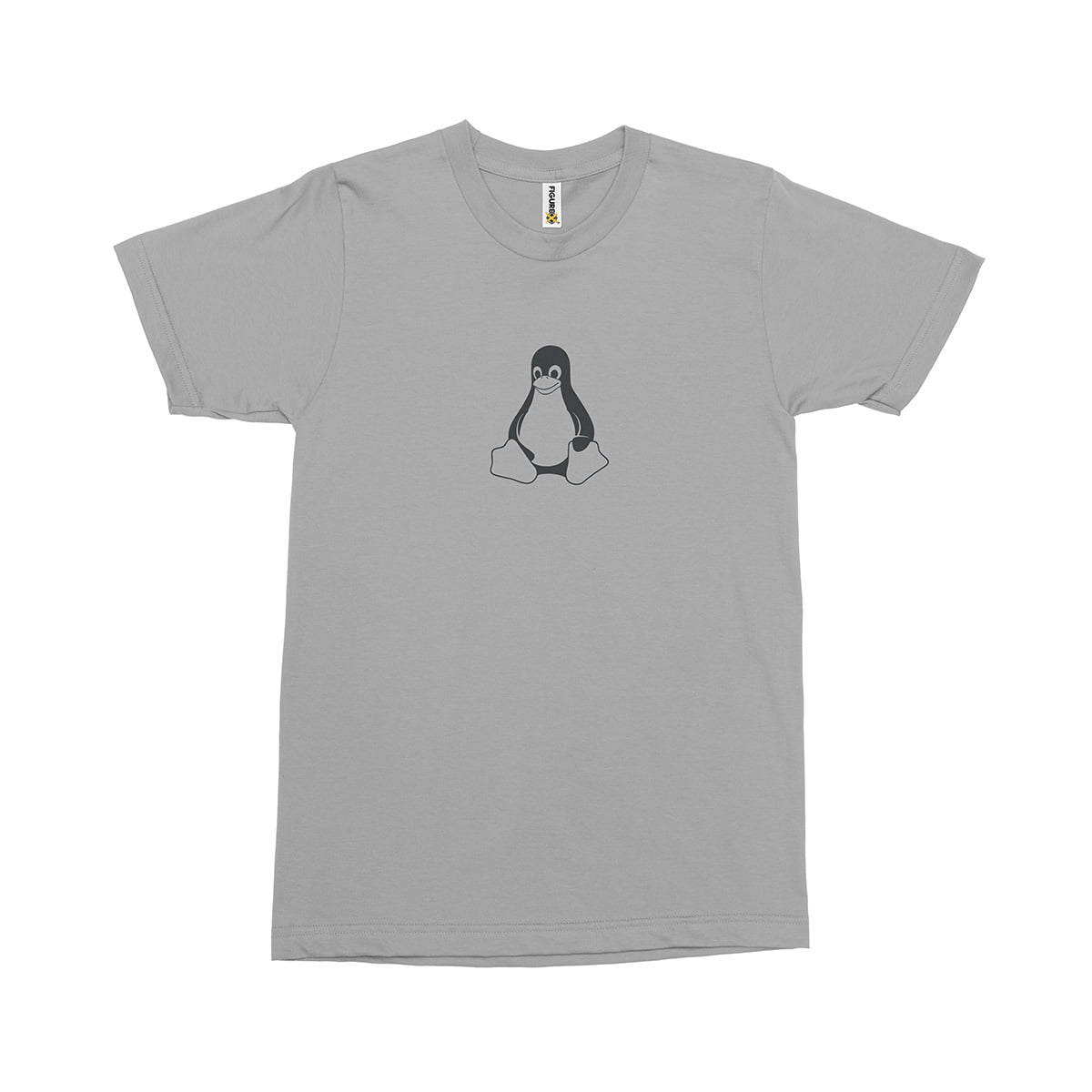 Bilisim Linux Siyah FXSCA2172C Erkek Tshirt Gri Orta Kucuk