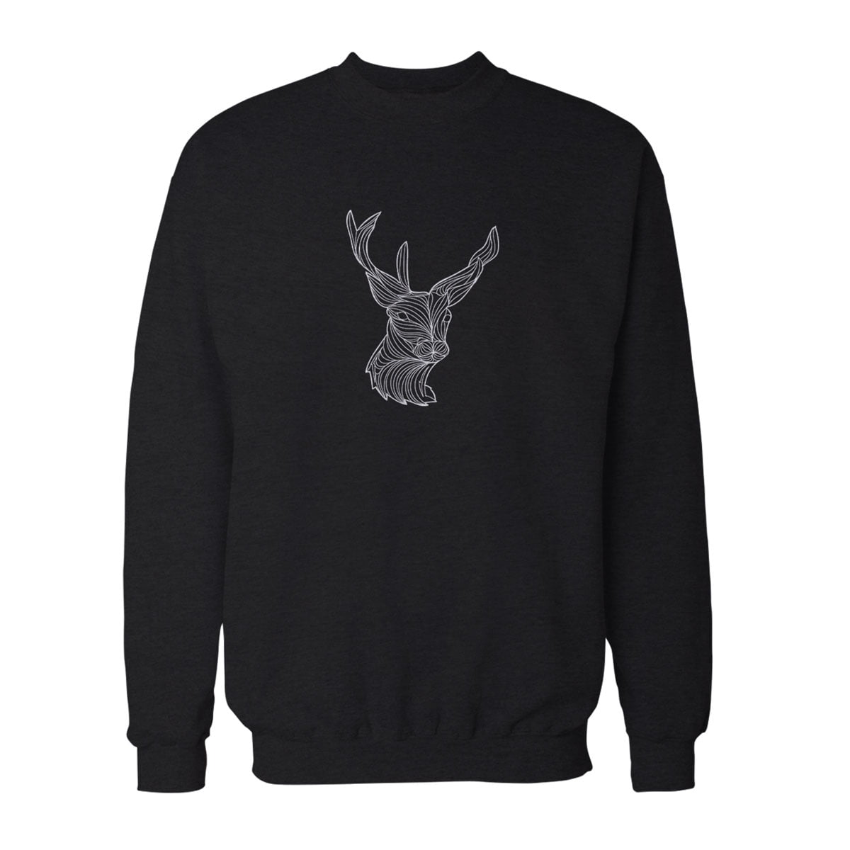 Orijinal geyik mandala sweatshirt s - geyik mandala unisex sweatshirt - figurex