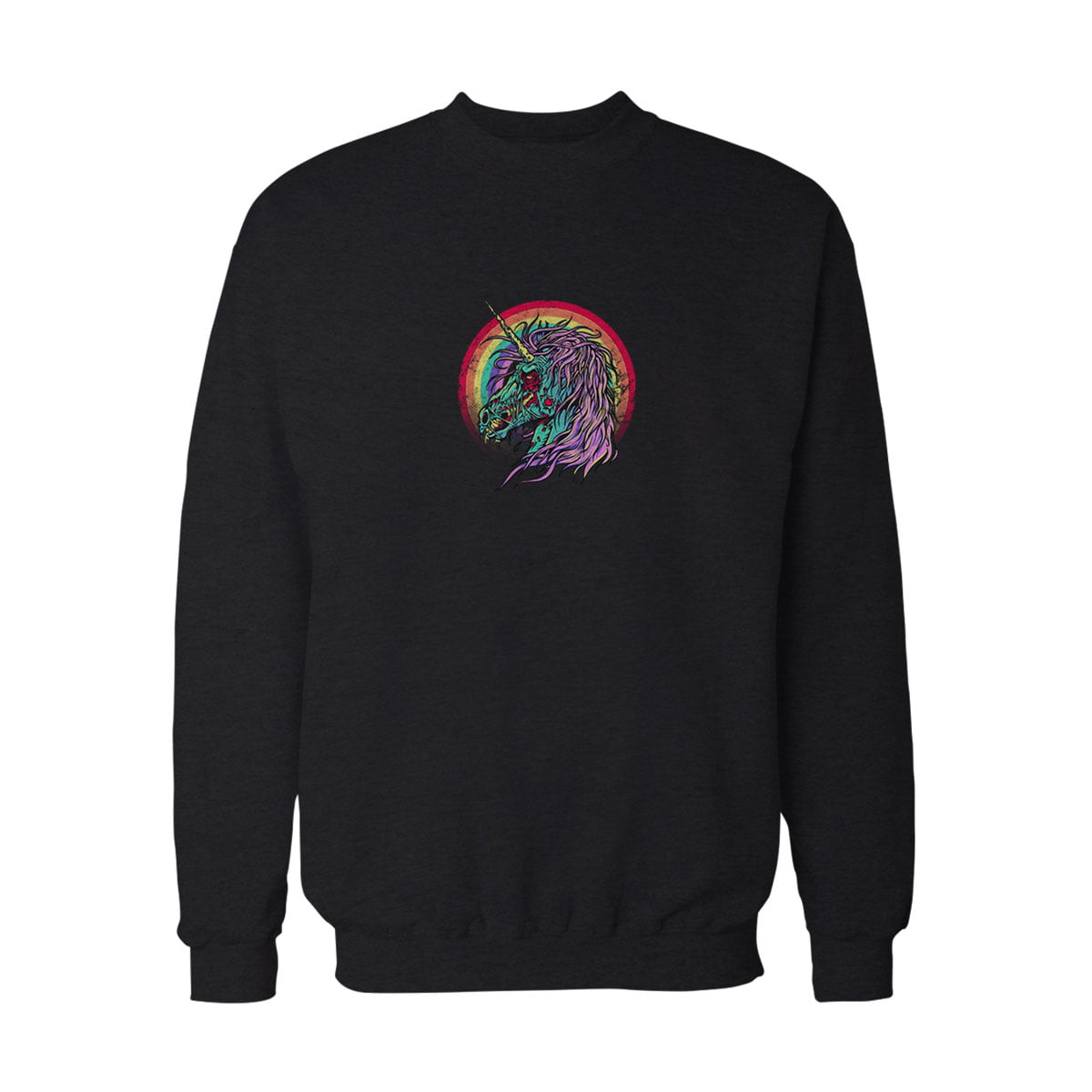Punk Zombie Unicorn Sweatshirt S